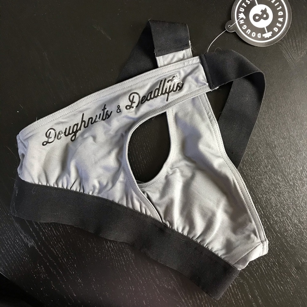 NEW!  Doughnuts & Deadlifts Sports Bra/Trades too